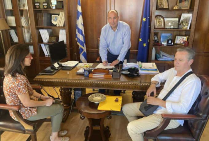 Υπογραφή σύμβασης για την ανόρυξη γεώτρησης στην περιοχή Καμαρίου